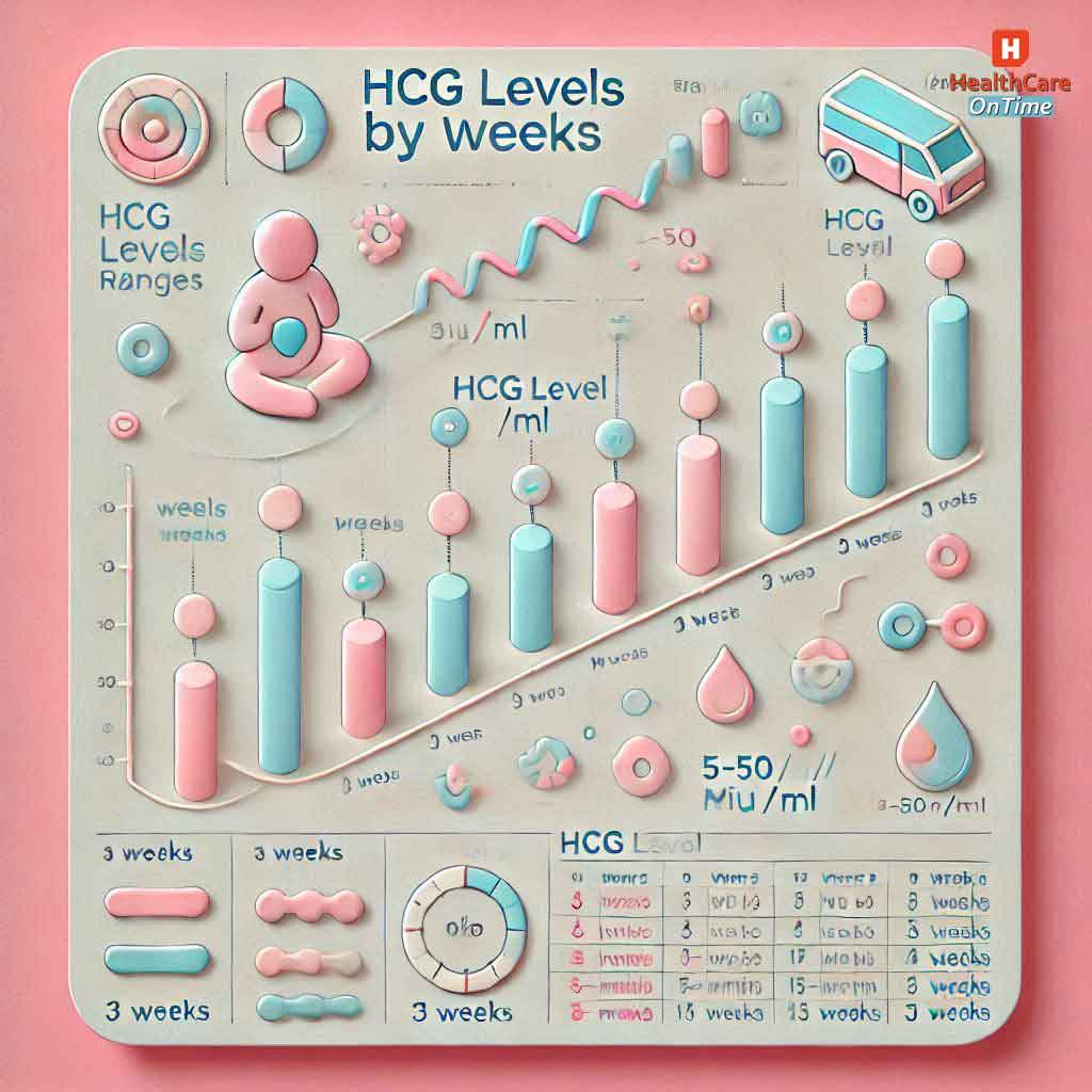 How to Read a Pregnancy Blood Test Report infographic