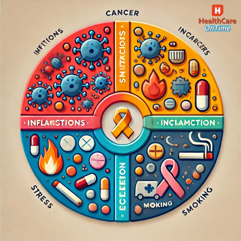 Symptoms of High WBC Count infographic