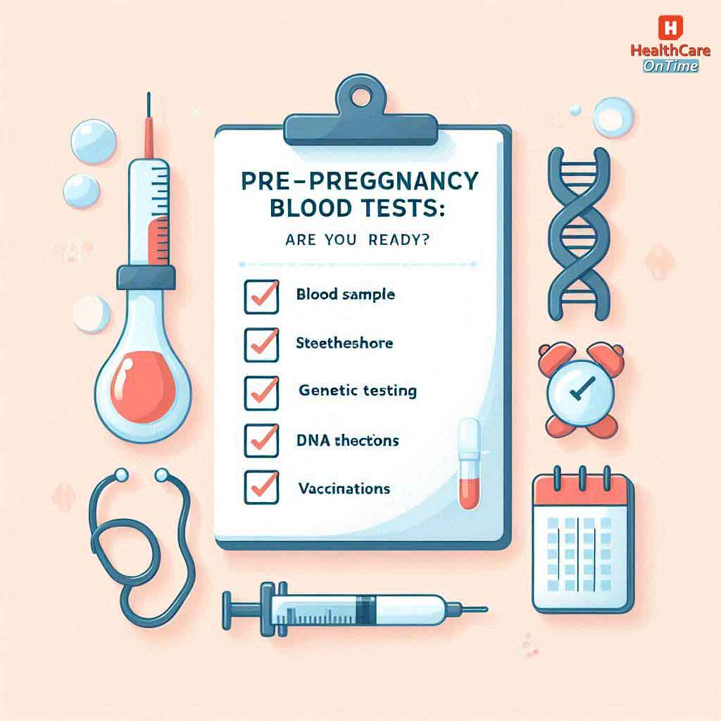 What is a Pregnancy Blood Test infographic